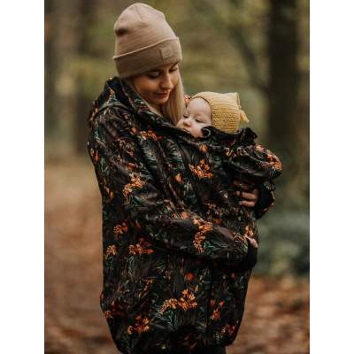 Giacca in softshell per gravidanza e babywearing 4 in 1 Climate of Nature | Greyse