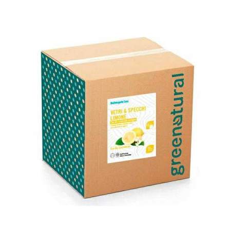 Bag in Box da 10 kg Detergente Eco Bio per vetri e specchi | GreeNatural
