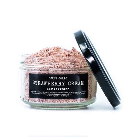 Strawberry Cream Scrub  Corpo Naturale Edizione Limitata  |  Almara Soap