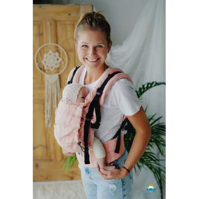 Adjustable Baby Carrier Prime Peach Pines | Little Frog